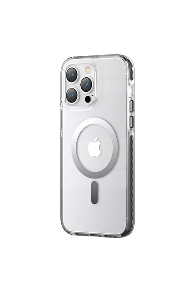 Kingxbar PQY Cristal de Gheață MagSafe Apple iPhone 14 Pro gri