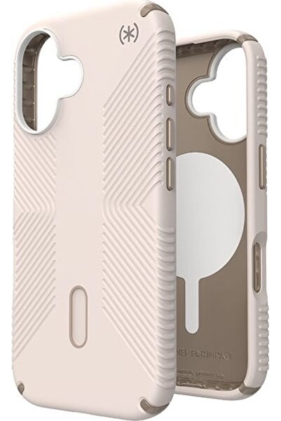 Speck Presidio2 Grip ClickLock & MagSafe pentru iPhone 16 bej
