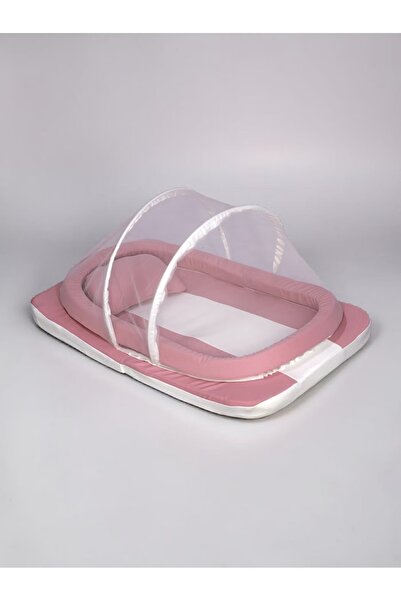 Baby Cara Baby Net Bed with Thick Mattress Mosquito Net & Neck Pillow for New...