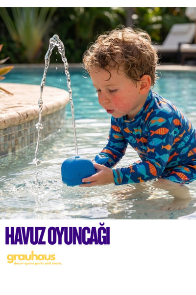 GRAUHAUS Balina Havuz Oyuncağı Eğitici Su Oyuncağı