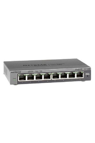 NETGEAR Plus GS108Ev4 - switch - 8 ports - unmanaged