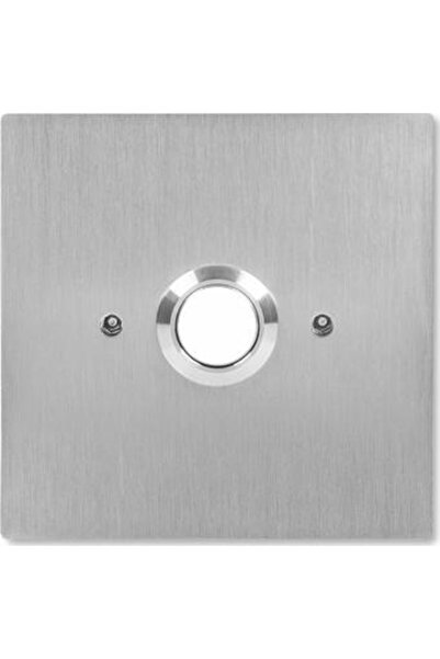 Aco Buton de ieșire INS-OB-60, iluminat, încastrat, din oțel inoxidabil, pent...