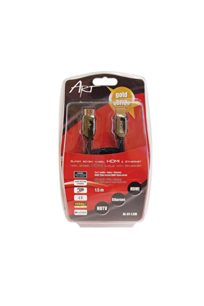 ART KABH AL-01 CABLU HDMI 1.4 m/m placat HQ 1.5m ETHERNET 3D AL-01