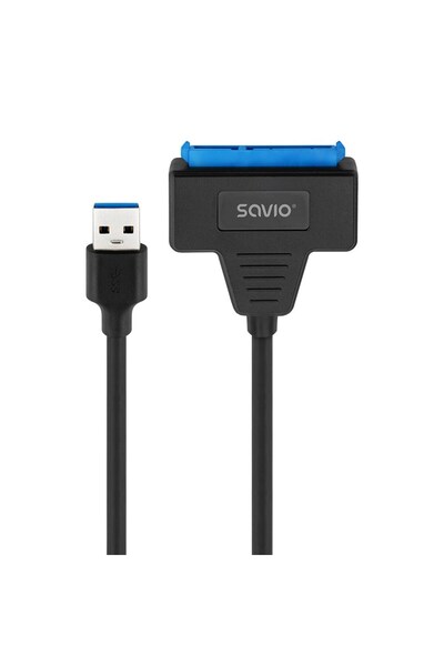 Savio Cablu adaptor AK-68 USB-A 3.1 Gen 1 (M) - SATA (F) pentru unități de 2....