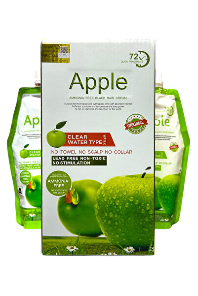 Apple Blossom Naturals كريم صبغة الشعر الأسود الطبيعي الخالي من الأمونيا من أ...