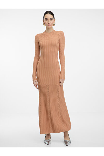 ORSAY Rochie maxi maro deschis