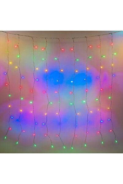 Zumzeria Curtain Light Installation with 200 Interconnected LED Bulbs 5.1m - ...