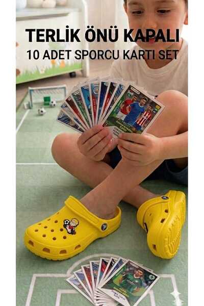 ÇEÇEN HOME Papuci anti-alunecare cu partea din față închisă, cu carduri sport...