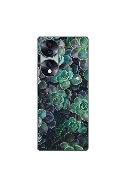 OEM Husa compatibila cu Honor 70 Silicon Gel Tpu Model Flori de Stanca