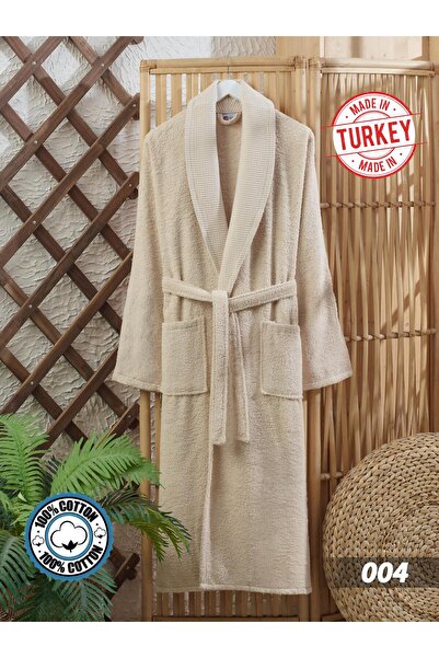 REDROSE COLOR Turkish Cotton Bathrobe 1 Piece