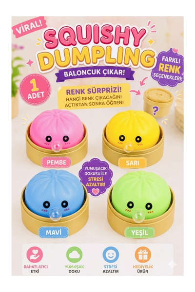 ÖZ OFİS Büyük Boy Stres Oyuncağı Squishy Sıkılabilir Oyuncak Bubble Up Tarzı ...
