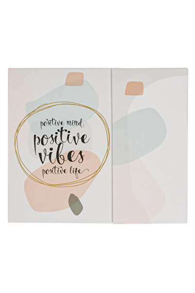 OEM Sticky Notes Set with Pastel Cover Message "Positive Vibes" 19x16.5cm