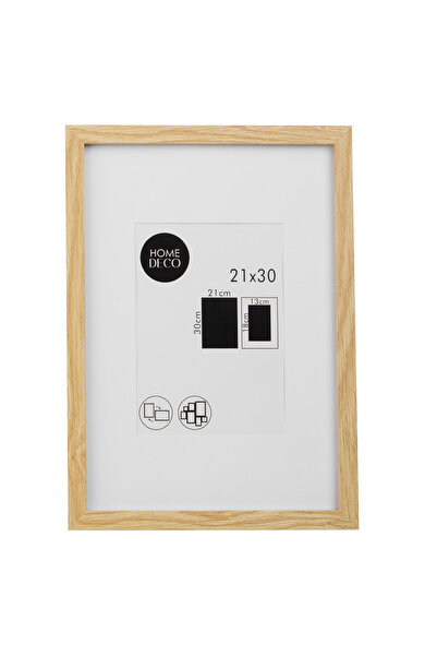 Zumzeria Decorative Frame with Wood Mat 21x30cm