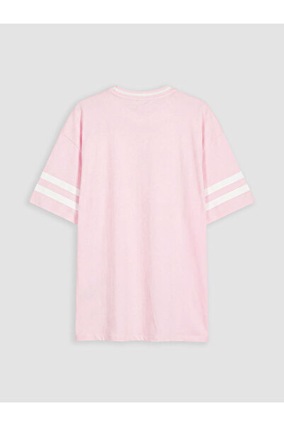 LC Waikiki Crew Neck Printed Girl's T-Shirt
