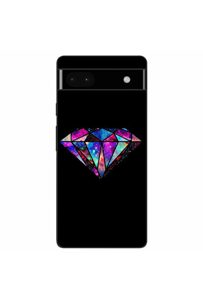 OEM Husa compatibila cu Google Pixel 6A Silicon Gel Tpu Model Diamond Black