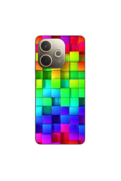 OEM Husa compatibila cu Oppo A5 Pro Silicon Gel Tpu Model Colorful Cubes