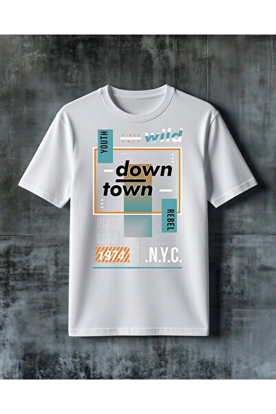 COMVİCHO Downtown Youth Rebel Printed Oversize T-Shirt