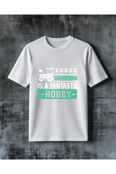COMVİCHO Gardening Hobby Printed Oversize T-Shirt