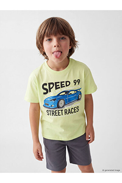 LC Waikiki Esvab • Modern & Distinctive Zero Roba Collar Boys' T-Shirt and Sh...