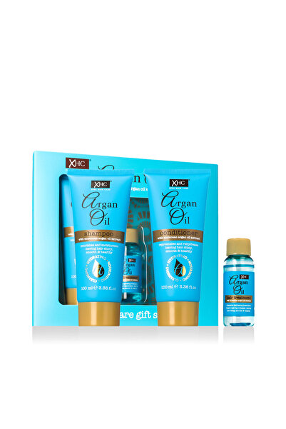 XPEL Set cadou Ulei de Argan Șampon 100 ml + Balsam 100 ml + Ser de păr 30 ml
