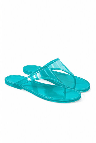 BonuStep Jelly Candy Women's Transparent Flip-Flops Beach Slippers