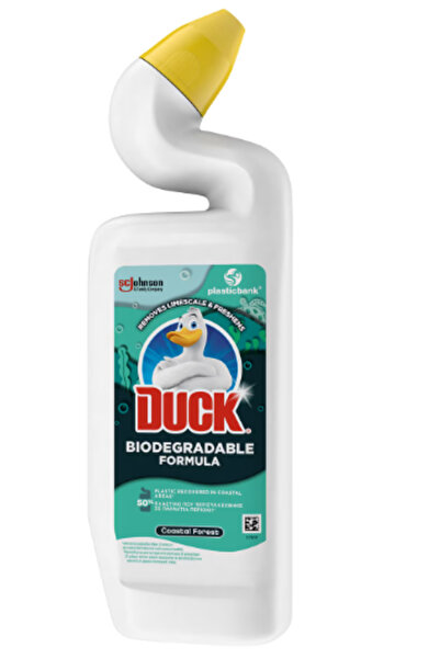 DUCK Detergent pentru curatarea vasului de toaleta WC Gel Coastal Forest, 750 ml