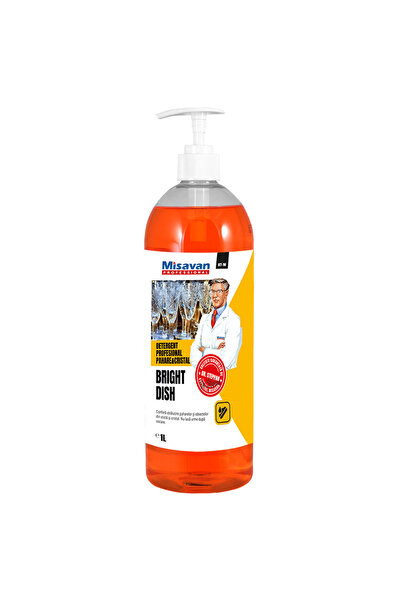 Misavan Detergent pentru sticlă și cristal Dr. Stephan Bright Dish 1l