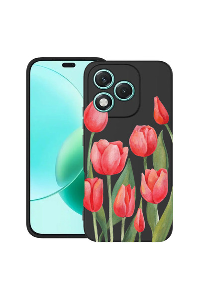 bestcase Θήκη TPU Ultra Slim για Honor 600 Lite, Κόκκινες Τουλίπες, 3143710 B...