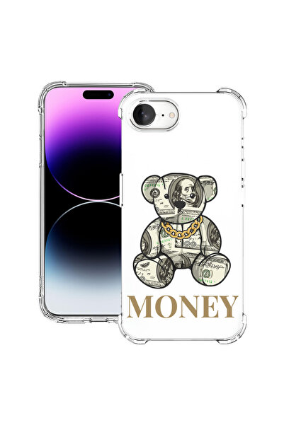 bestcase Husă Antișoc pentru Apple iPhone 17e, Ursuleț de pluș cu bani, 31440...