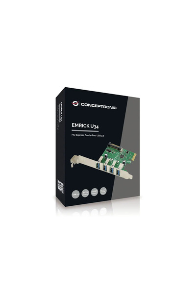 CONCEPTRONIC EMRICK02G 4-Port-USB-3.0 PCIe-Card