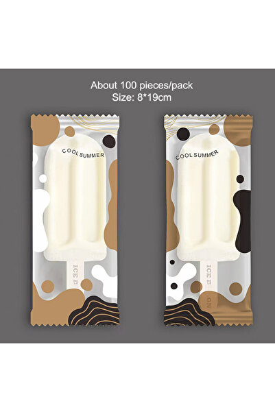 choice2 A1 100Pcs Plastic Popsicle Protective Cover Storage Packing Bag DIY C...
