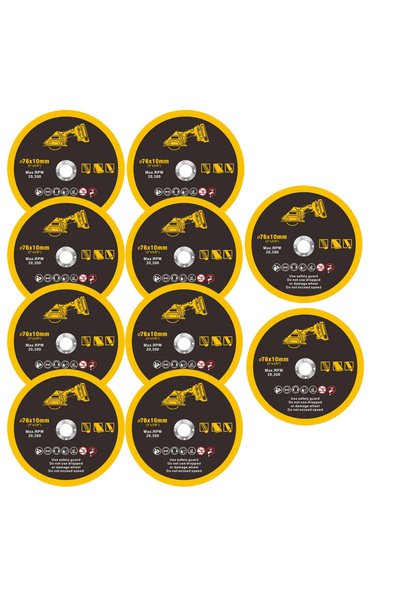 Choice 1.2mm 75mm 10mm Metal Cutting 10PCS 5/10pcs 3inch Metal Cutting Disc C...