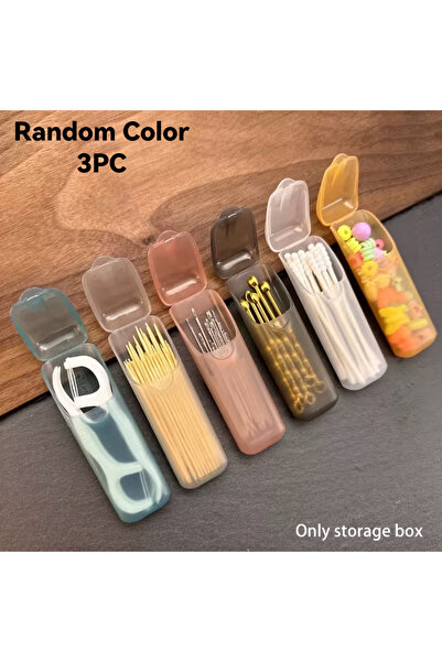 Choice1 Random Color - 3pcs Portable Multi-color Travel Storage Box Compact O...