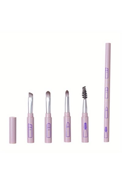 choice2 Purple 4 IN 1 Multifunctional Makeup Brushes Set Makeup Gadget Detach...