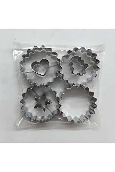 Choice 4 PCS 4pcs Stainless Steel Cake Decorating Molds Cookie Cutters, Flowe...