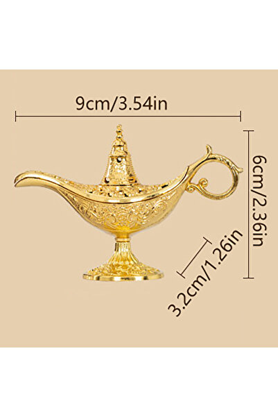 Choice onesize NEW! Hollow Legend Aladdin Magic Genie Lamps Incense Burners R...