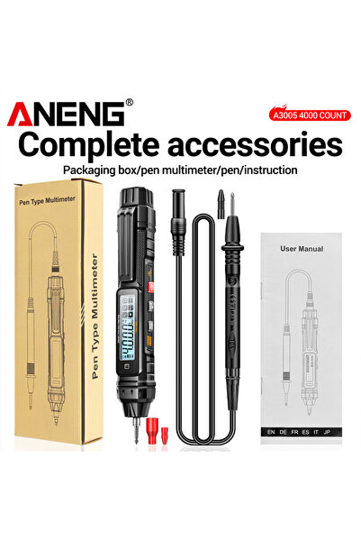 Choice1 جهاز قياس رقمي متعدد الوظائف ANENG A3005 A3005+B20، قلم اختبار الجهد ...