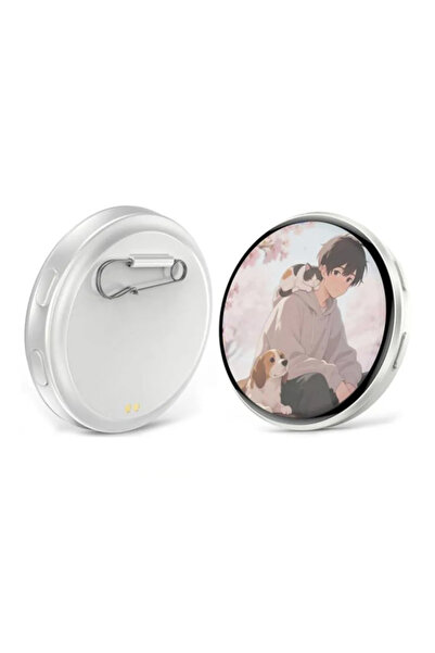 Choice3 WHITE For E-Badge HD Dynamic Display Smart Pin For E-Badge Bluetooth ...