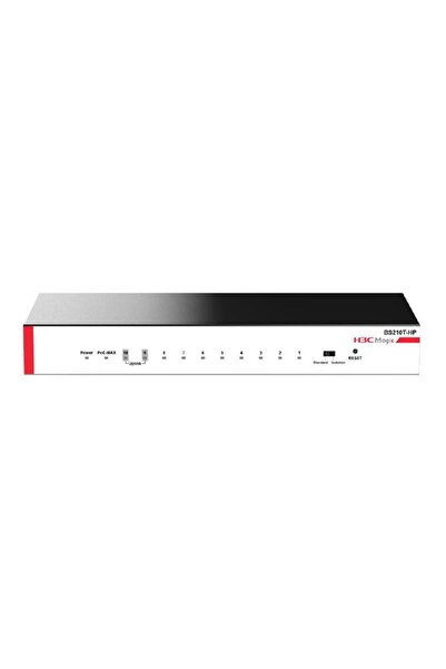 H3C 8 منافذ MAGIC 9801A5BY BS210T-HP جيجابت 2-UPLINK 110 وات POE مفتاح غير قا...