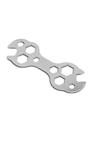 Choice A 10 In 1 Mini Flat Steel Hexagon Wrench 8-17mm Bike Hex Key Spanner R...