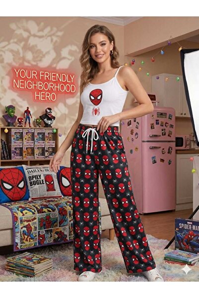 EDVESS Character Patterned Baggy Top and Bottom Set