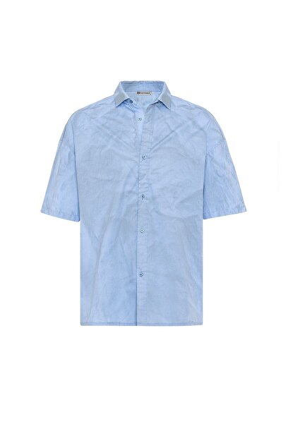 S13 Store Oversize Yıkamalı Poplin Gömlek