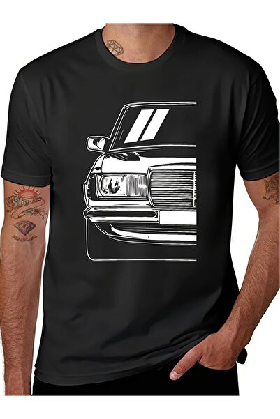 bolivia's Best Choice for Men Vintage Classic Car W123 Graphic T-Shirt - Retr...