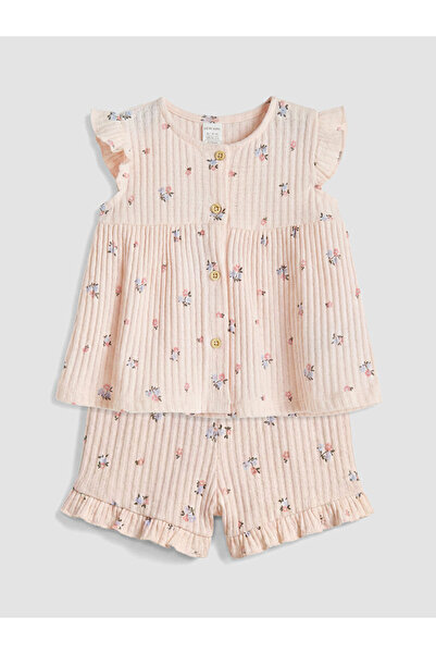 LC Waikiki Esvab • Modern & Stylish Floral Baby Girl Shorts Set