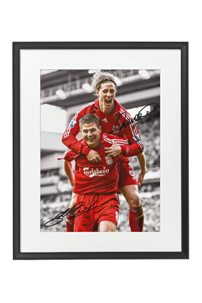 Boomah Accessories Steven Gerrard and Fernando Torres Liverpool Printed Autog...