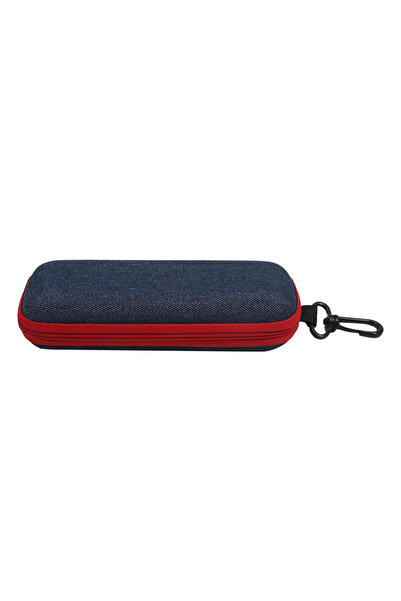 Choice3 Red Portable Glasses Box Zipper Sunglasses Protection Container Eyegl...