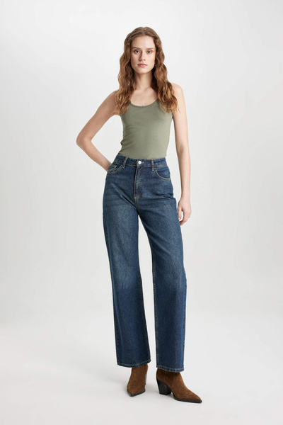 DeFacto Women's Khaki Tank Top - I1059Az/Kh422