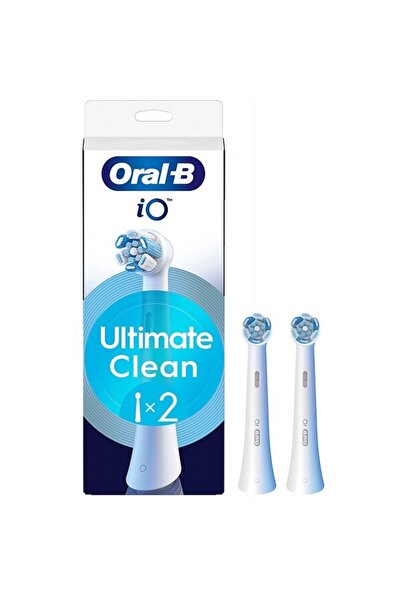 Oral-B iO Ultimate Clean Electric Toothbrush Refills, 2pcs, white