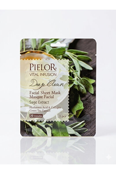 Pielor Vital Infusion Deep Cleansing Facial Mask with Island Tea Extract 25 ml