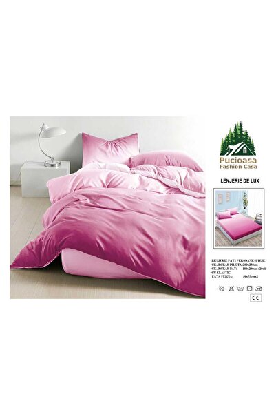 Pucioasa Fashion Casa Finet Soft Touch Duvet Cover Set with Stretchy – 4 Pieces